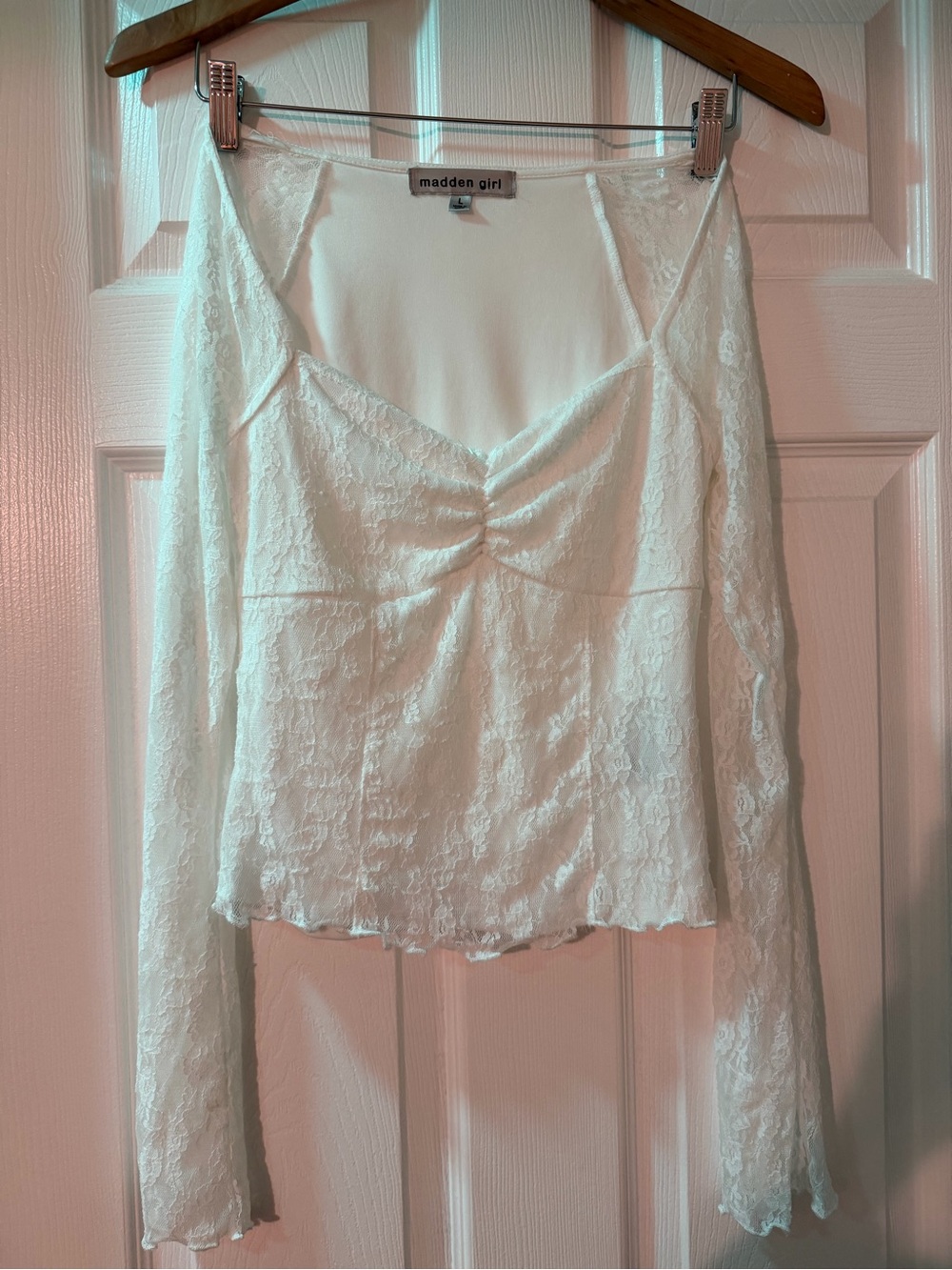 Madden Girl Ivory Lace Chemise